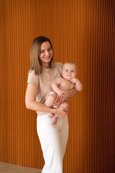 Antónia Wagnerová s malým Polynom